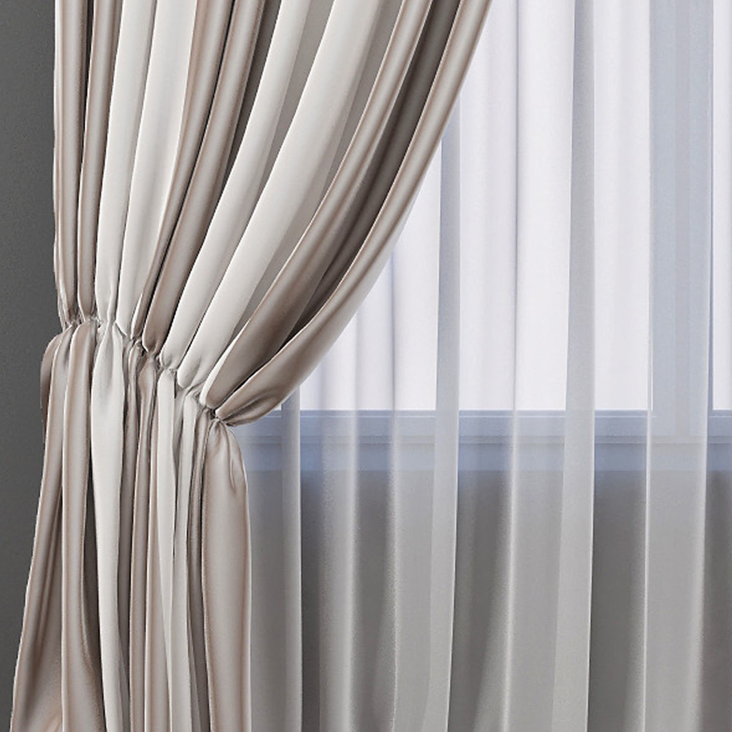 Set 86 Curtains 3D model_4