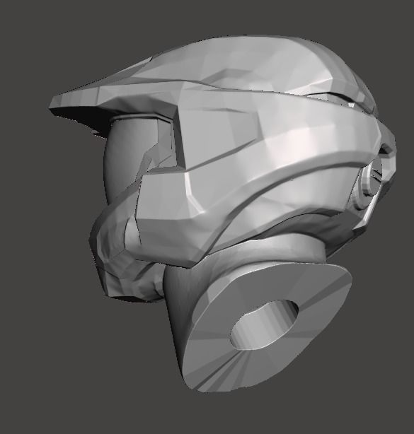 Halo Master Chief 3D Print STL Statue 3D print model_2