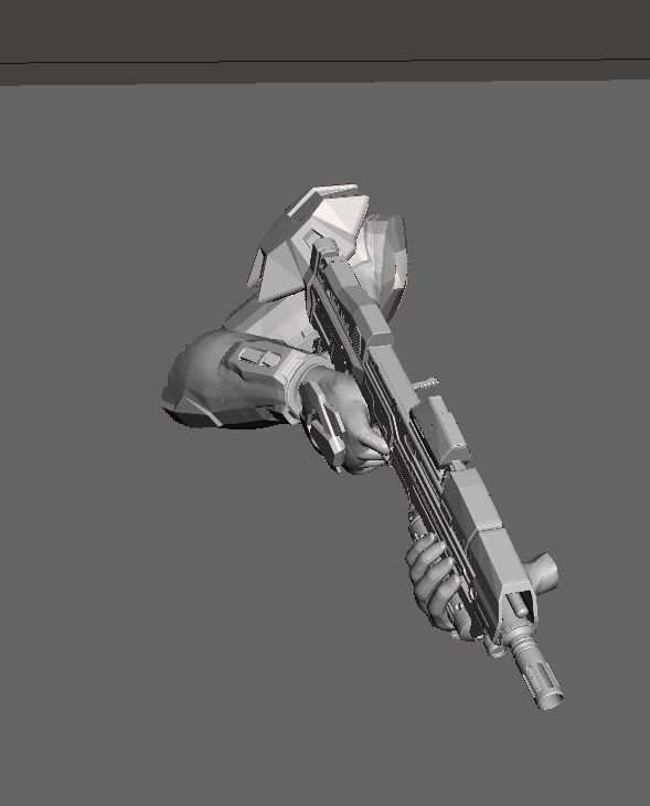 Halo Master Chief 3D Print STL Statue 3D print model_3