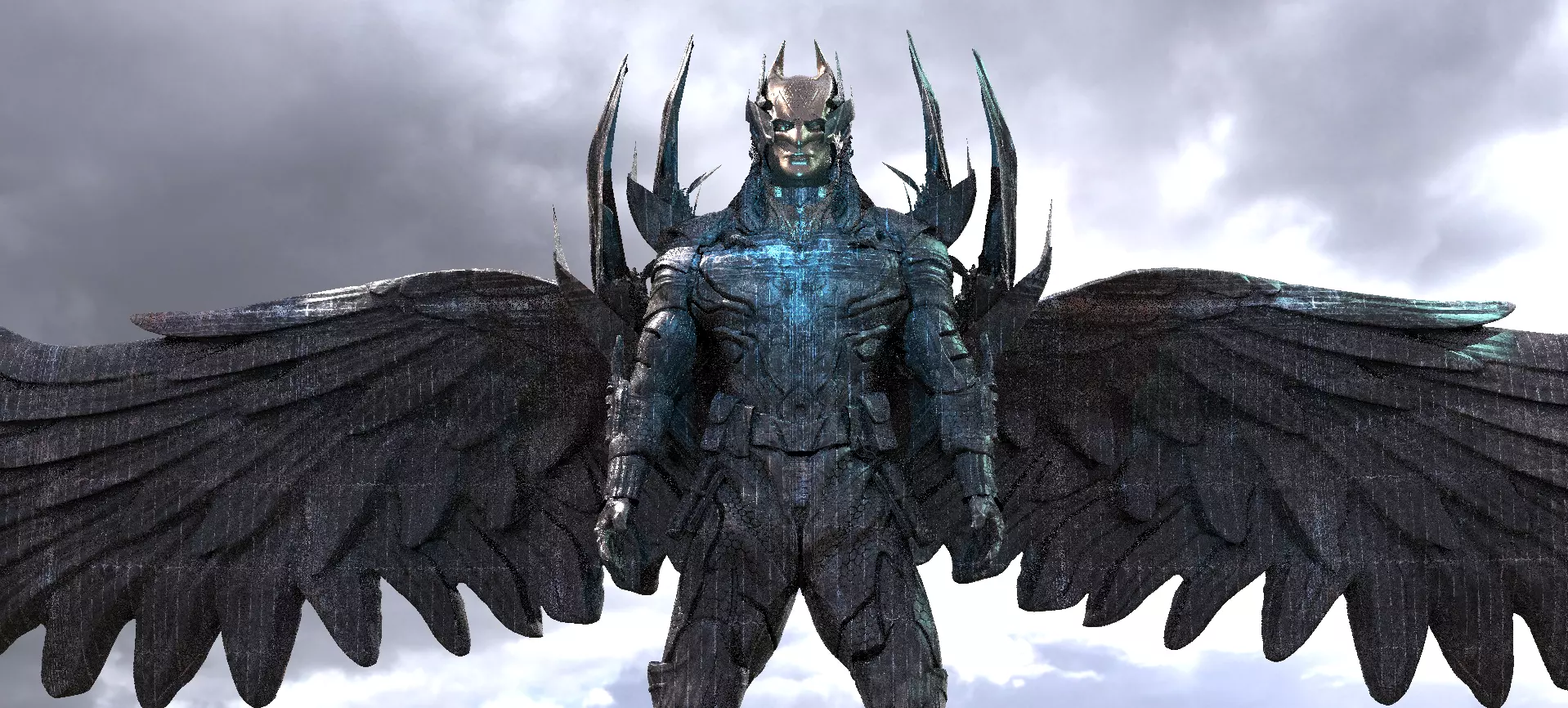 The Dark Knight Dark Winged Version  3D model_0