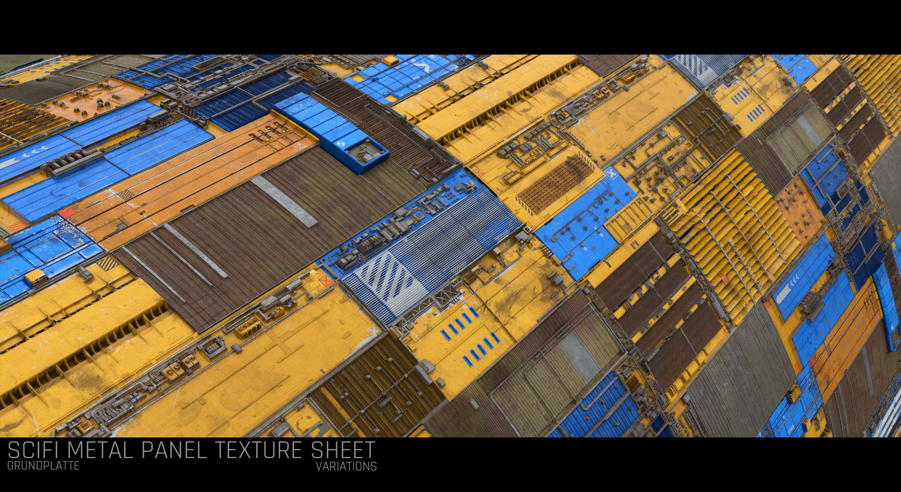 Scifi Wall Panel Texture Set G Texture Texture_8