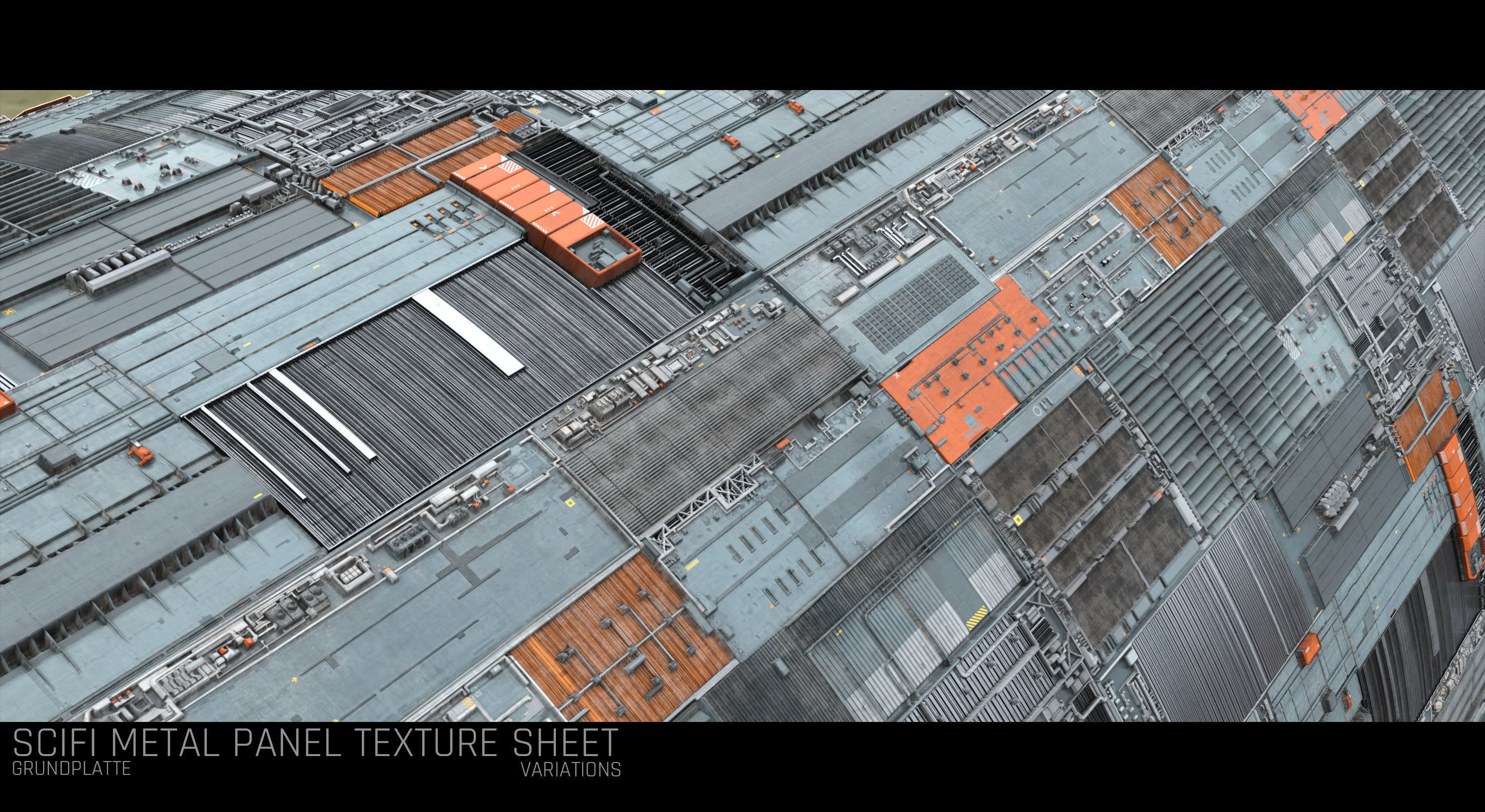 Scifi Wall Panel Texture Set G Texture Texture_7