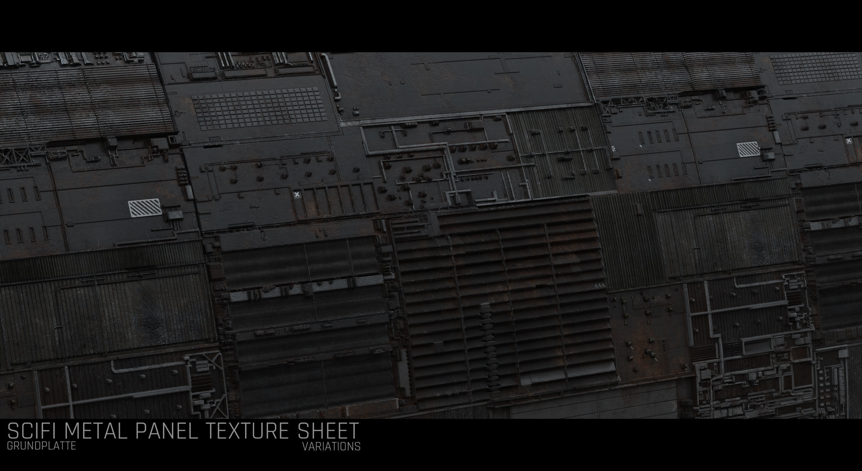 Scifi Wall Panel Texture Set G Texture Texture_6