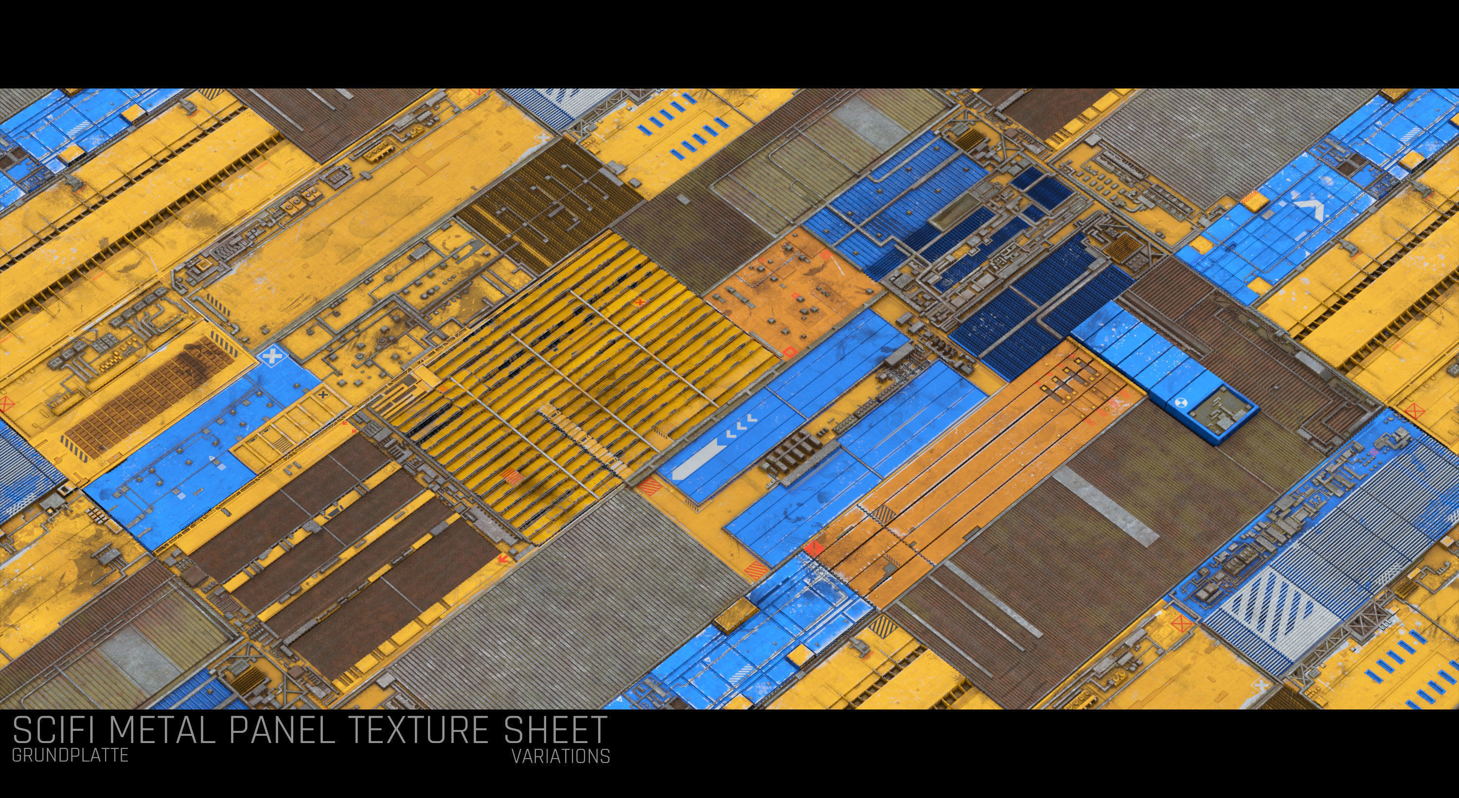 Scifi Wall Panel Texture Set G Texture Texture_11