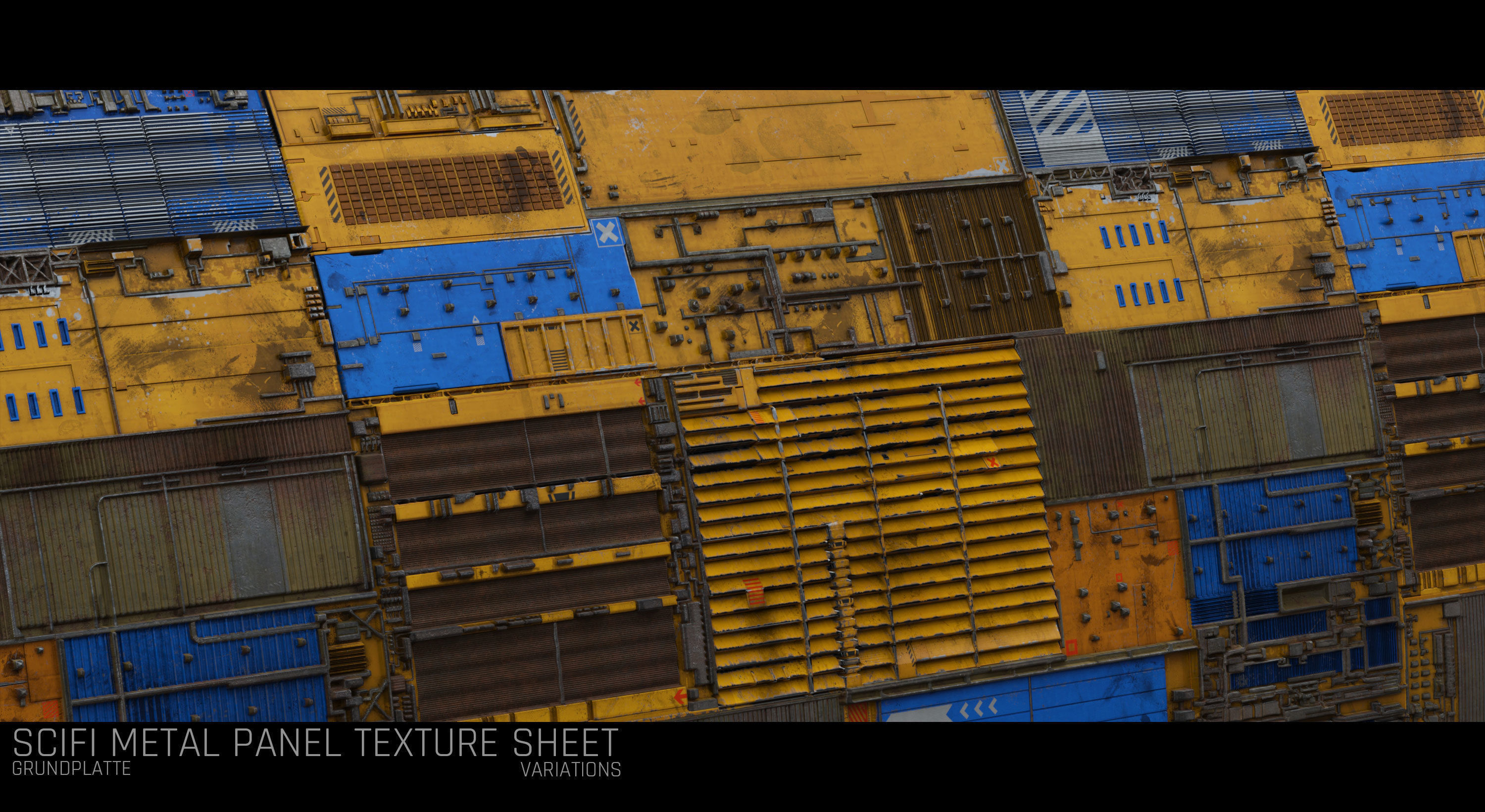 Scifi Wall Panel Texture Set G Texture Texture_5