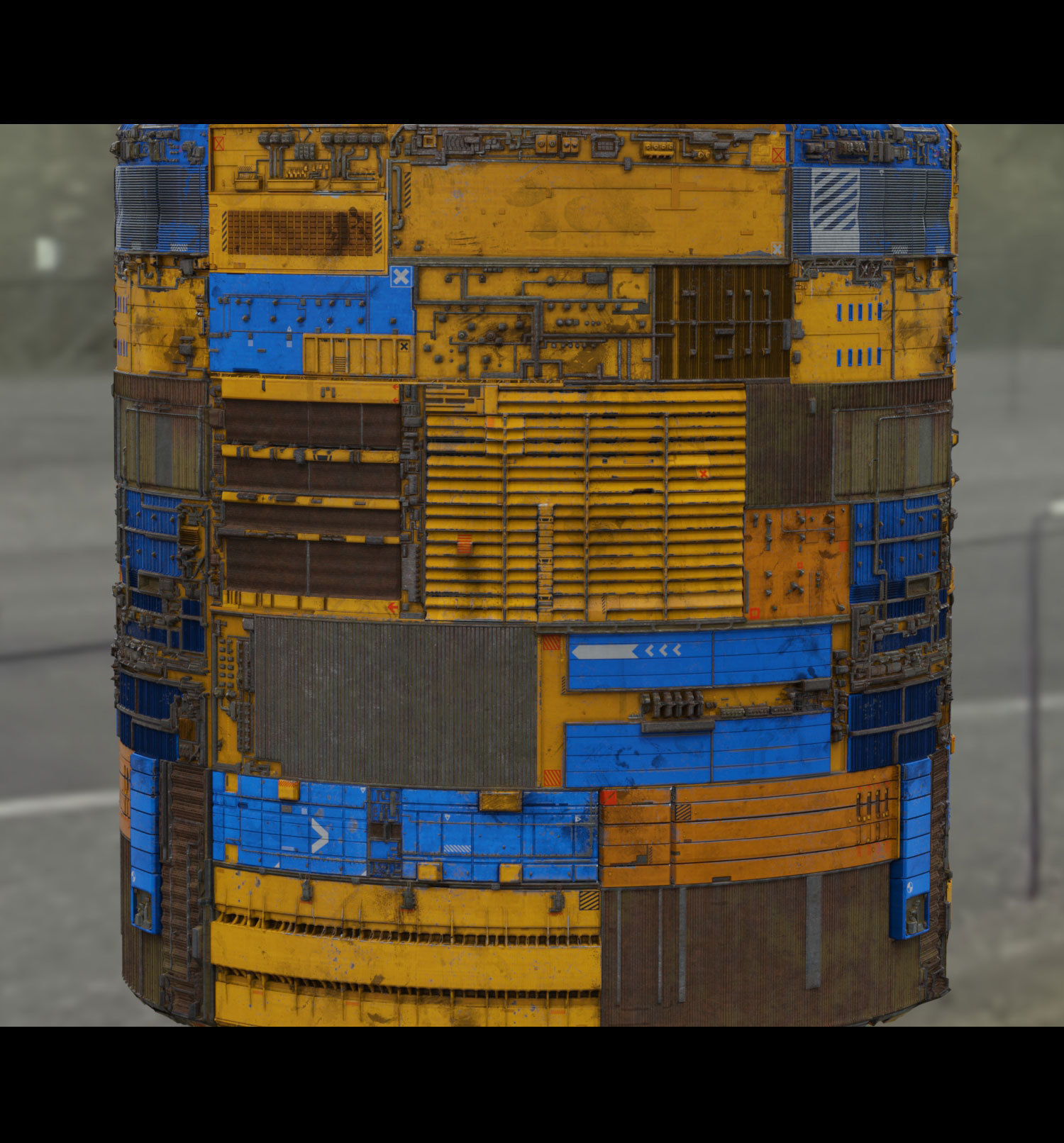 Scifi Wall Panel Texture Set G Texture Texture_2