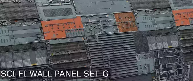 Scifi Wall Panel Texture Set G Texture Texture
