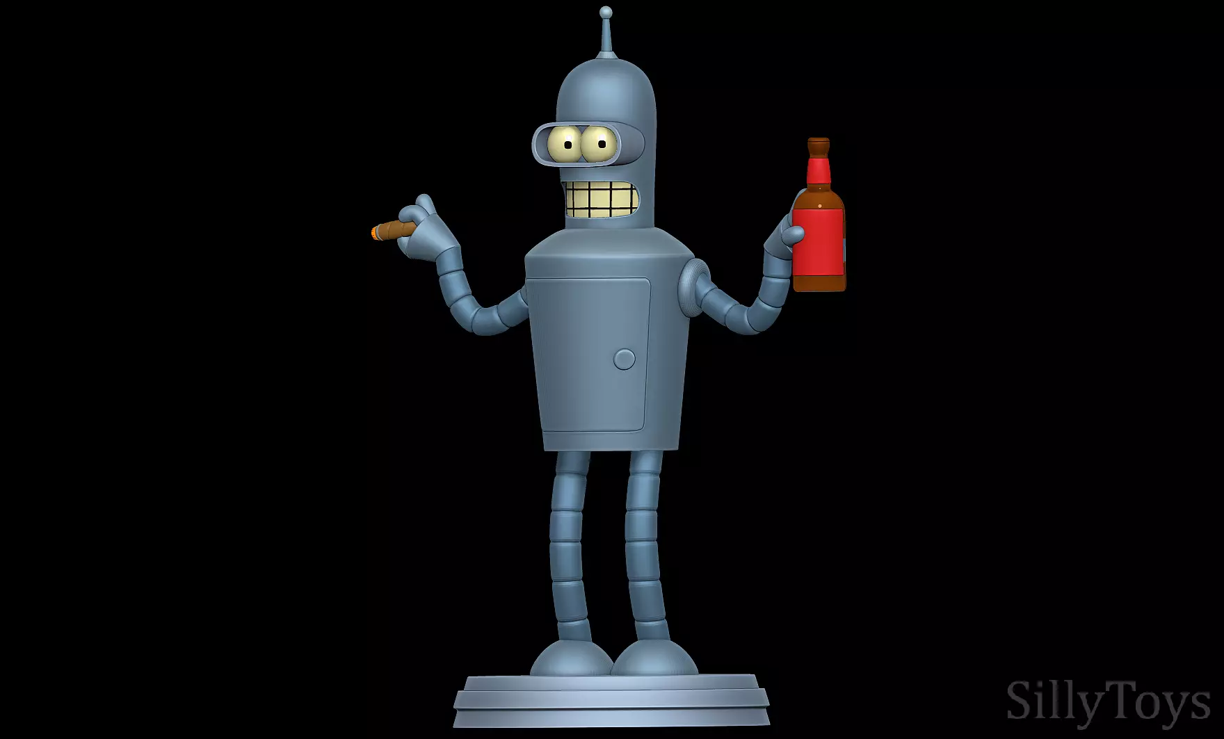 Bender Bending Rodriguez - Futurama 3D print model_0