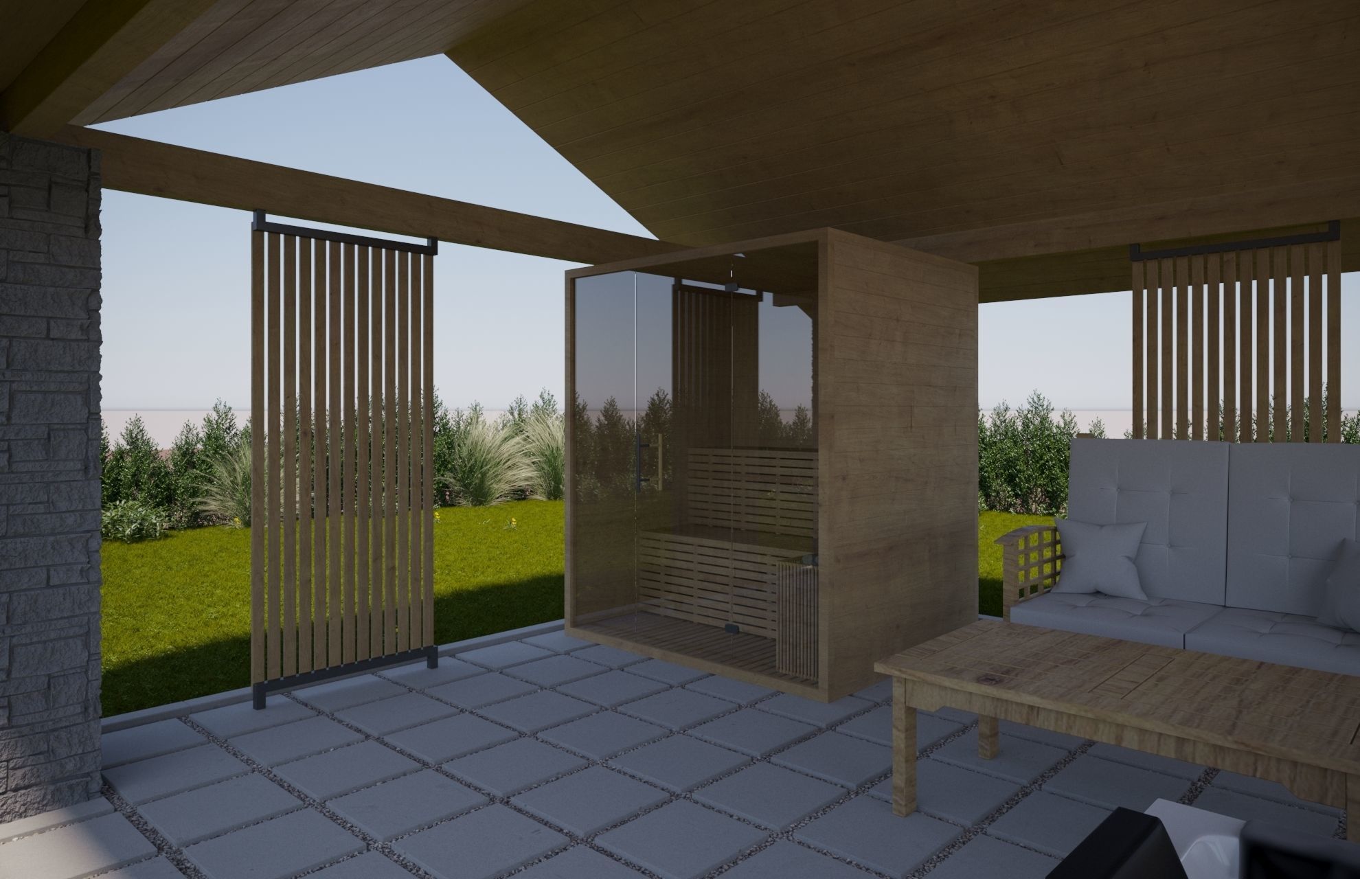 GARDEN ALCOVE 3D model_4