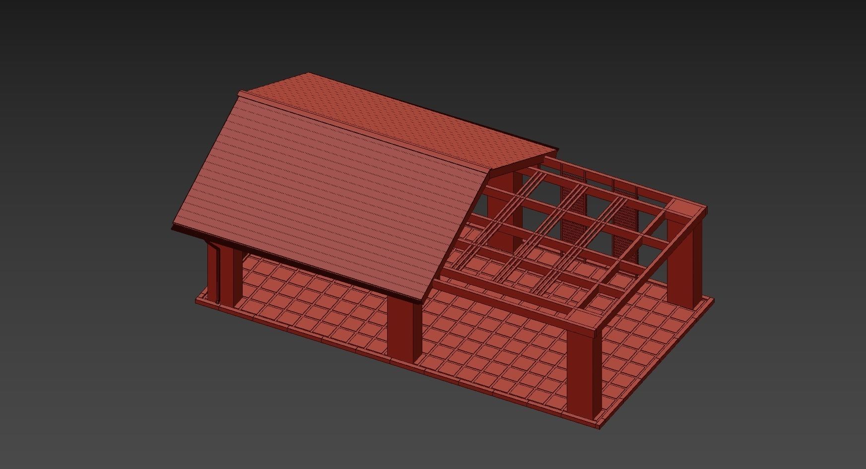 GARDEN ALCOVE 3D model_5