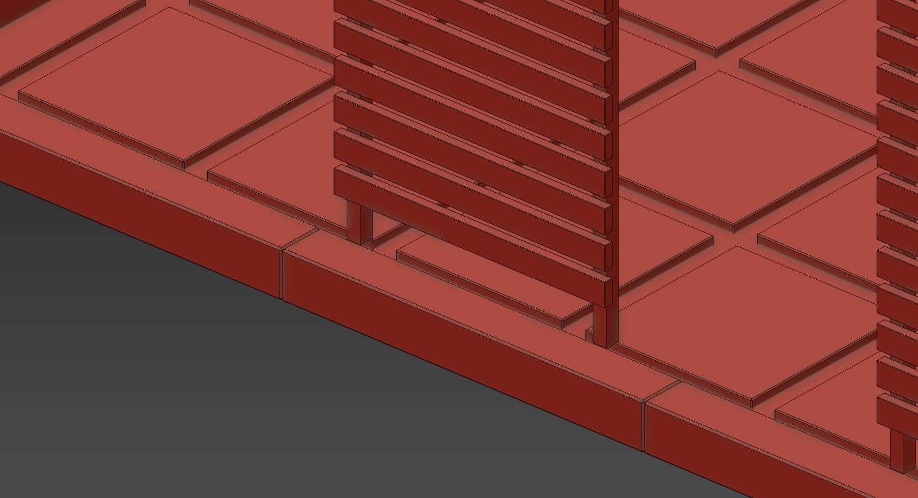 GARDEN ALCOVE 3D model_8