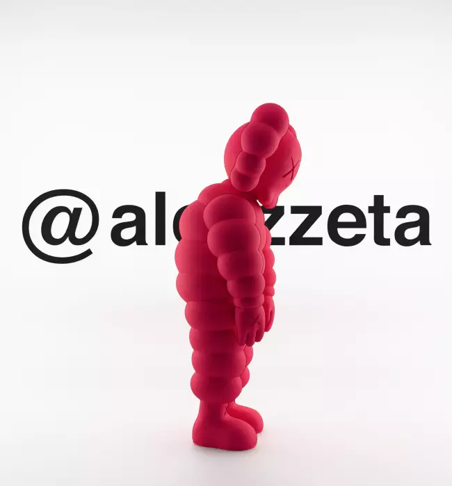 Kaws Companion x What Party Textured Low-poly 3D model_34