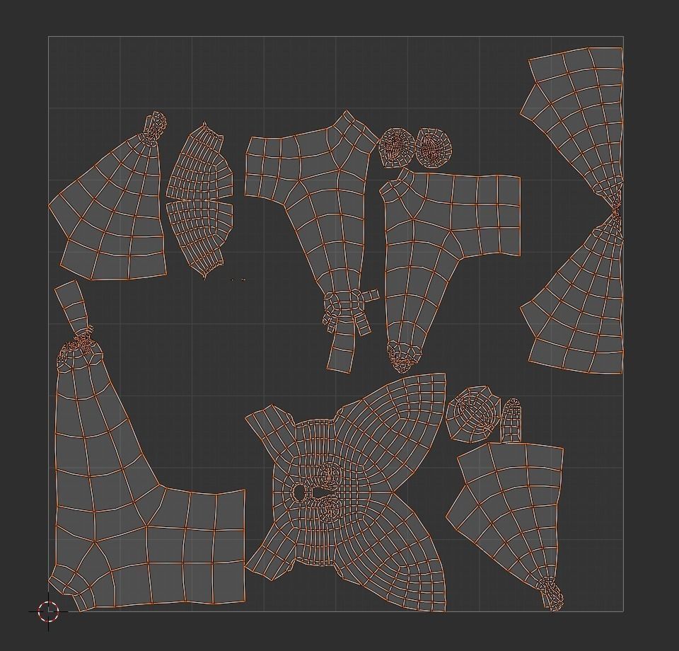 Happy Boy Trio Low-poly 3D model_28