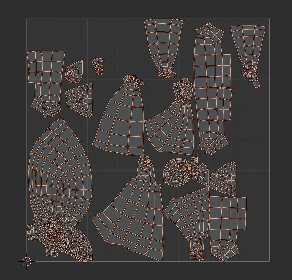 Happy Boy Trio Low-poly 3D model_18