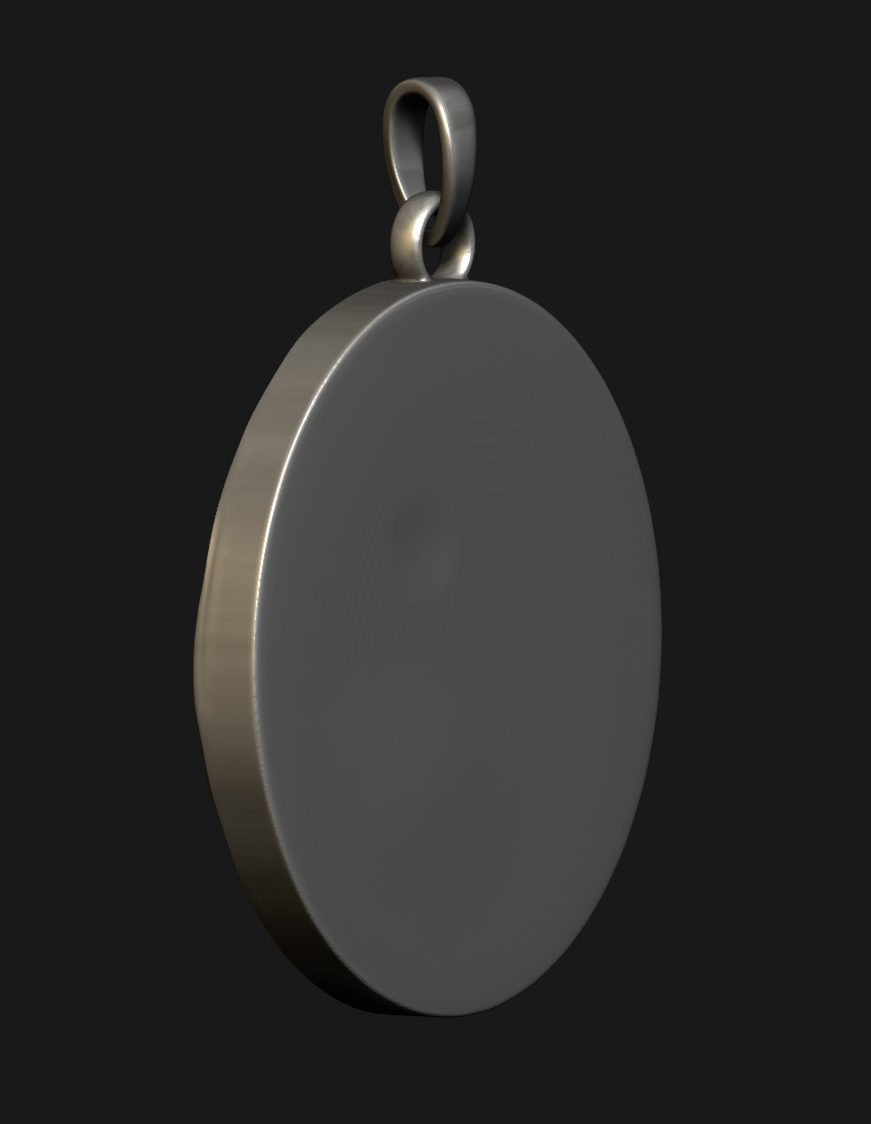 David Statue Pendant 3D print model_8