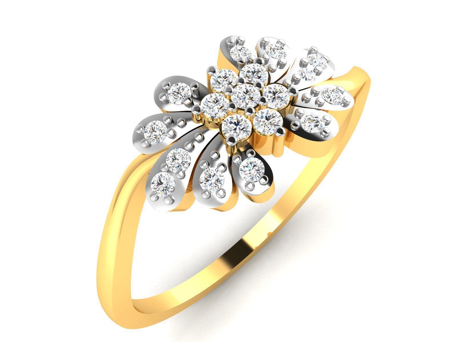 Women Ring 3D print model_2