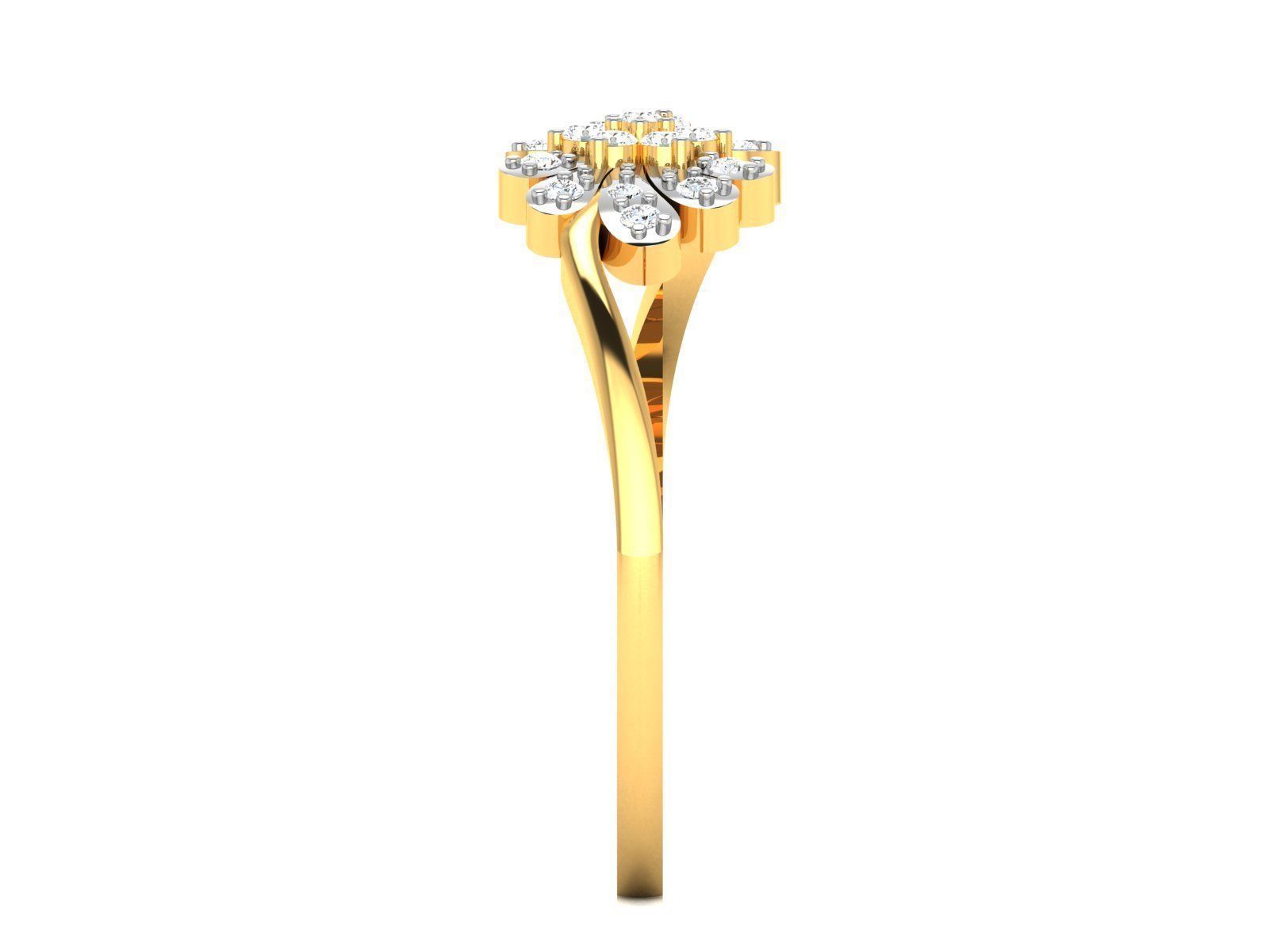 Women Ring 3D print model_4