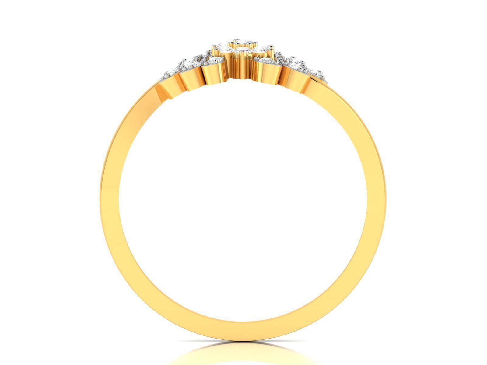 Women Ring 3D print model_3