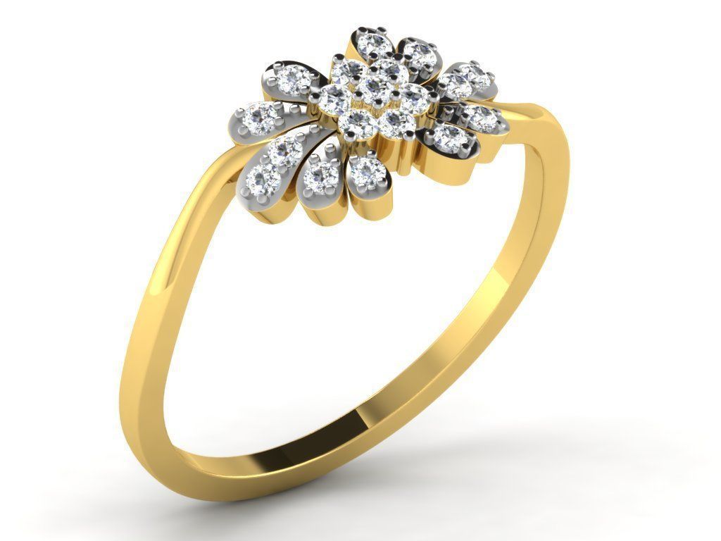 Women Ring 3D print model_5