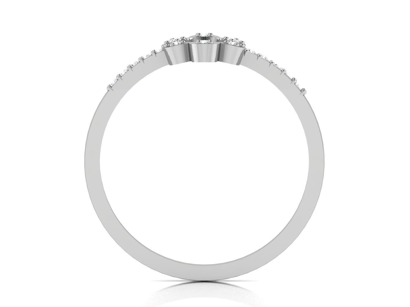 Women Ring 3D print model_4