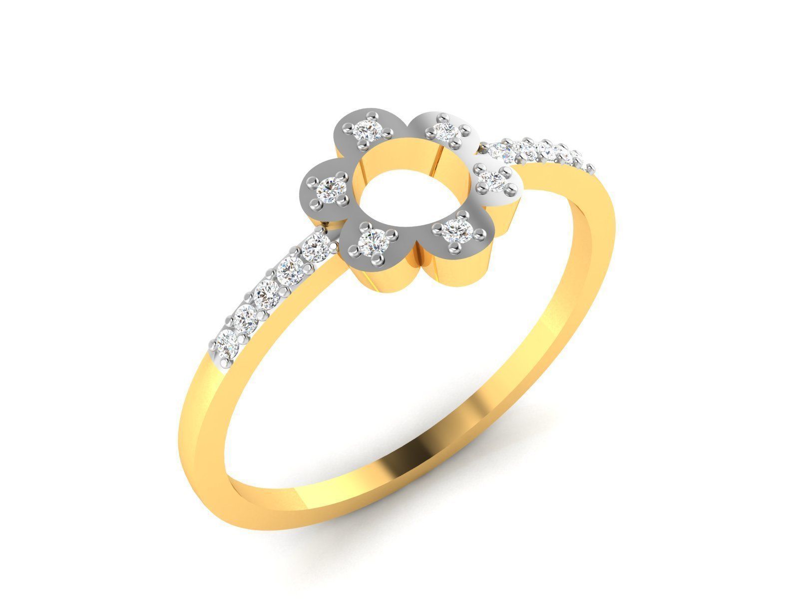 Women Ring 3D print model_3