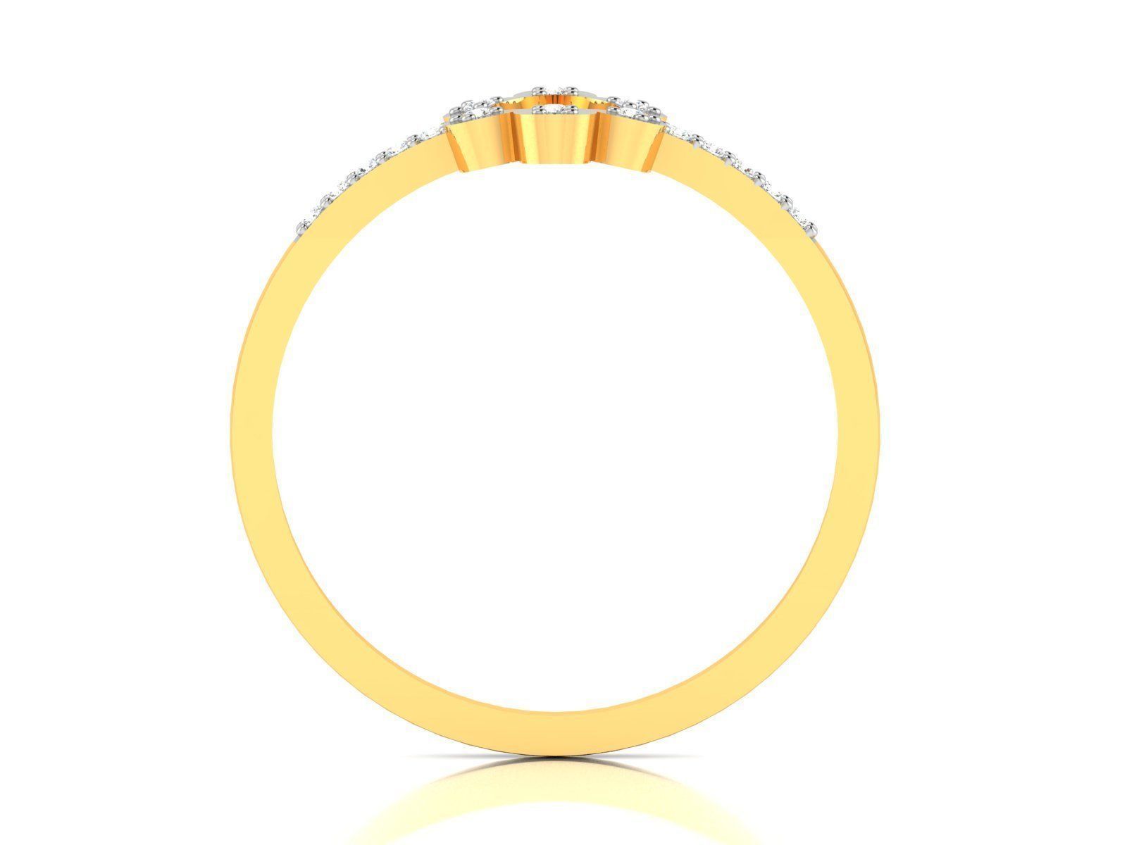 Women Ring 3D print model_6