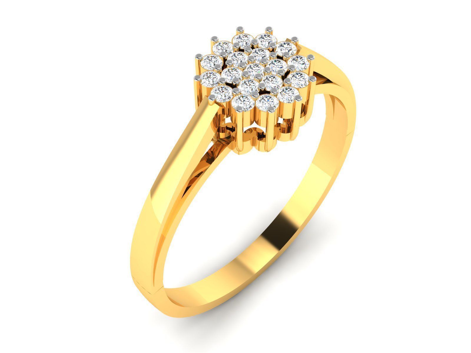 Women Ring 3D print model_1