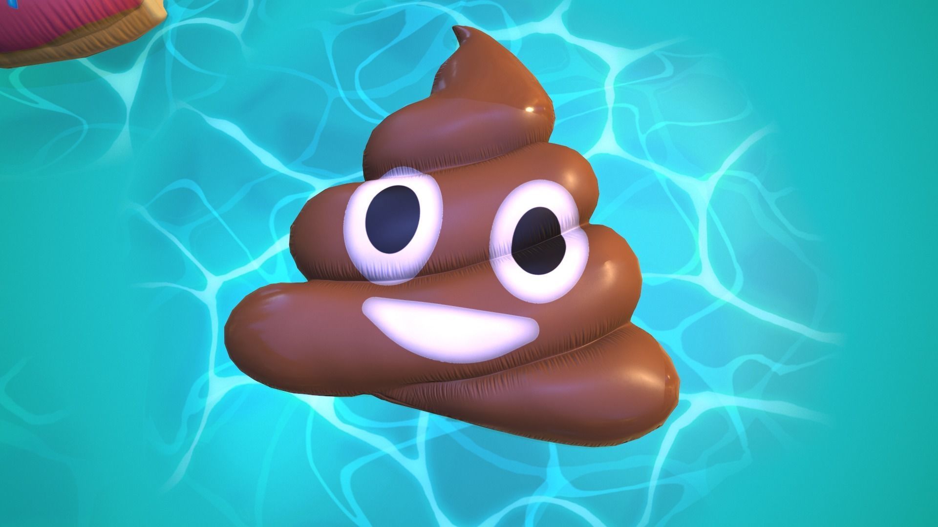 Inflatable Pool Floats PACK III Low-poly 3D model_21