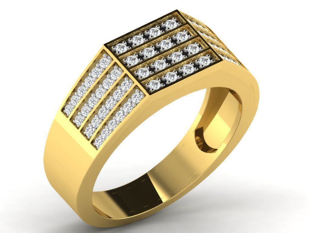 Women Ring 3D print model_4