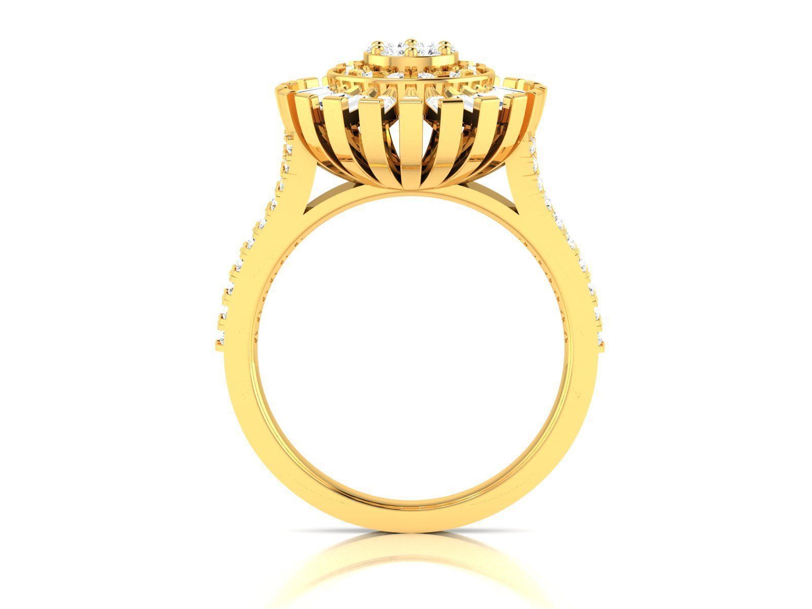 Women Ring 3D print model_3