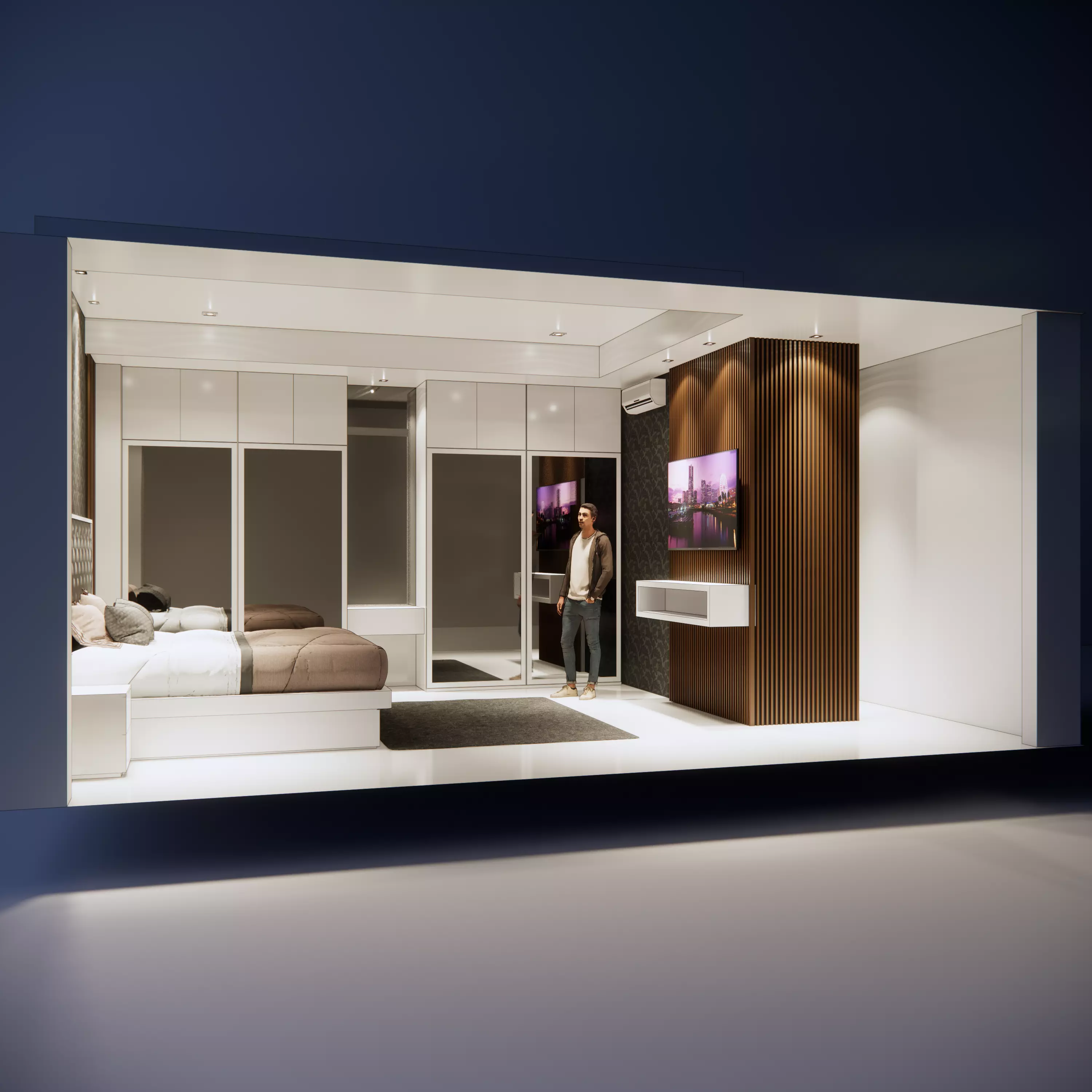 bedroom 3d model sketchup 3D print model