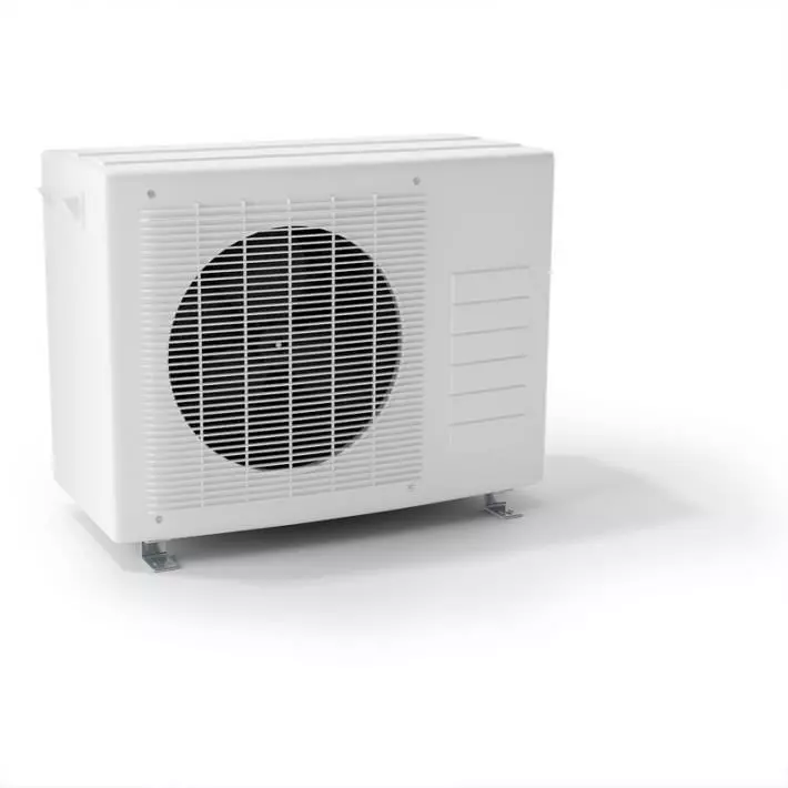 Retro Air Conditioner 3D model_0