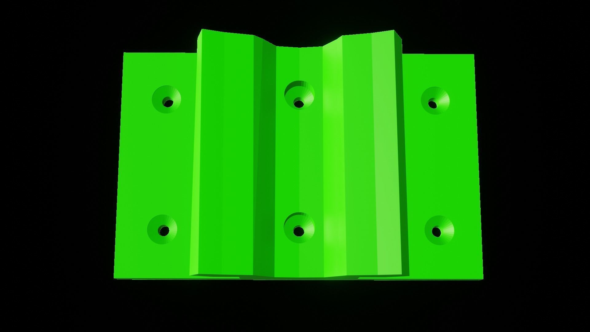 Ryobi Full Crank 2 Cycle Leaf Blower Wall Mount 3D print model_1