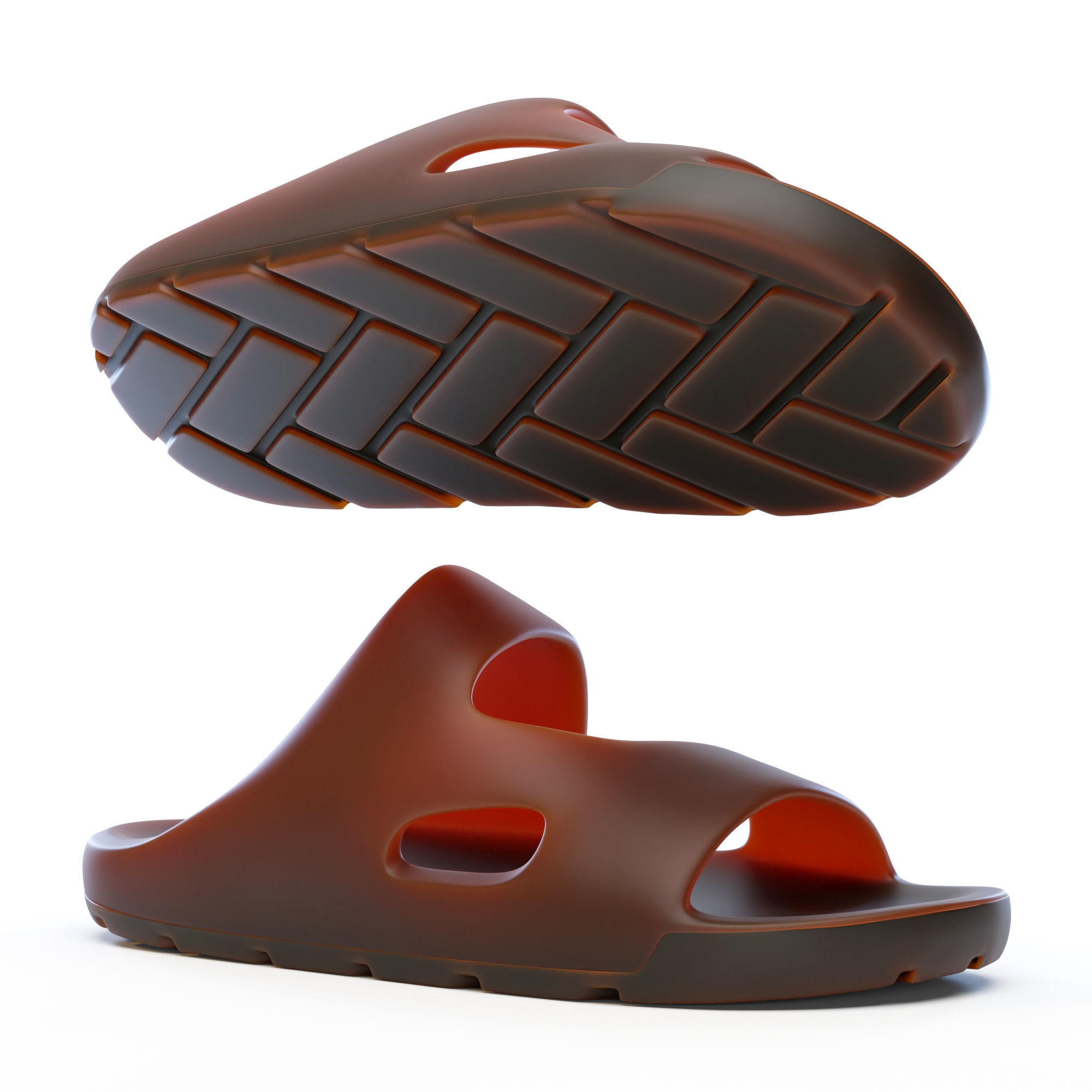 Bottega Veneta Band Slides 3D model_1