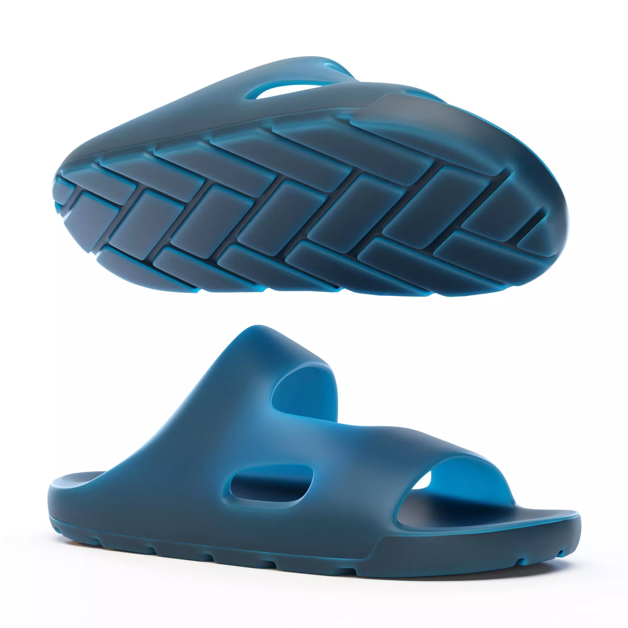 Bottega Veneta Band Slides 3D model_0