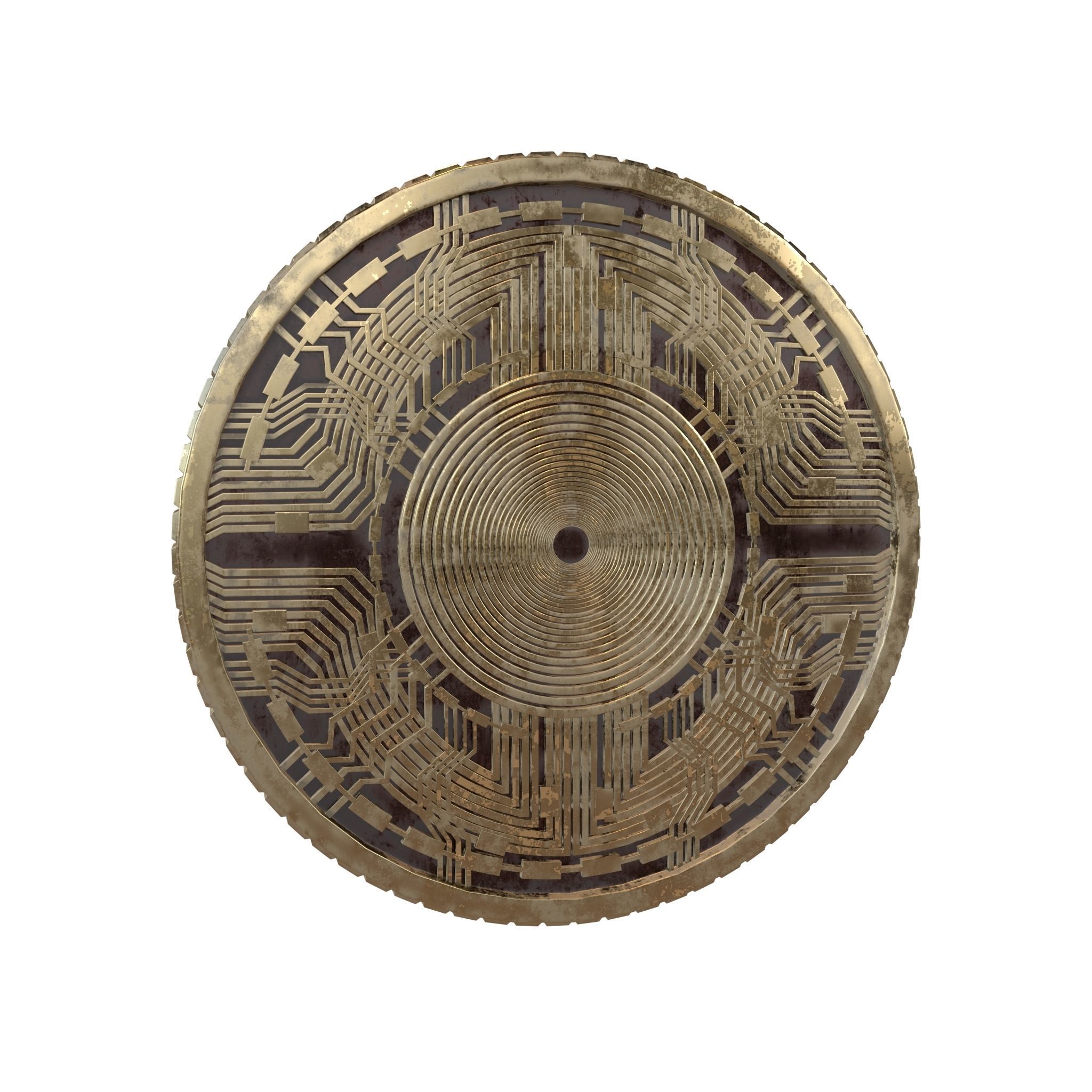 Binance USD Coin v5 004 3D model_4