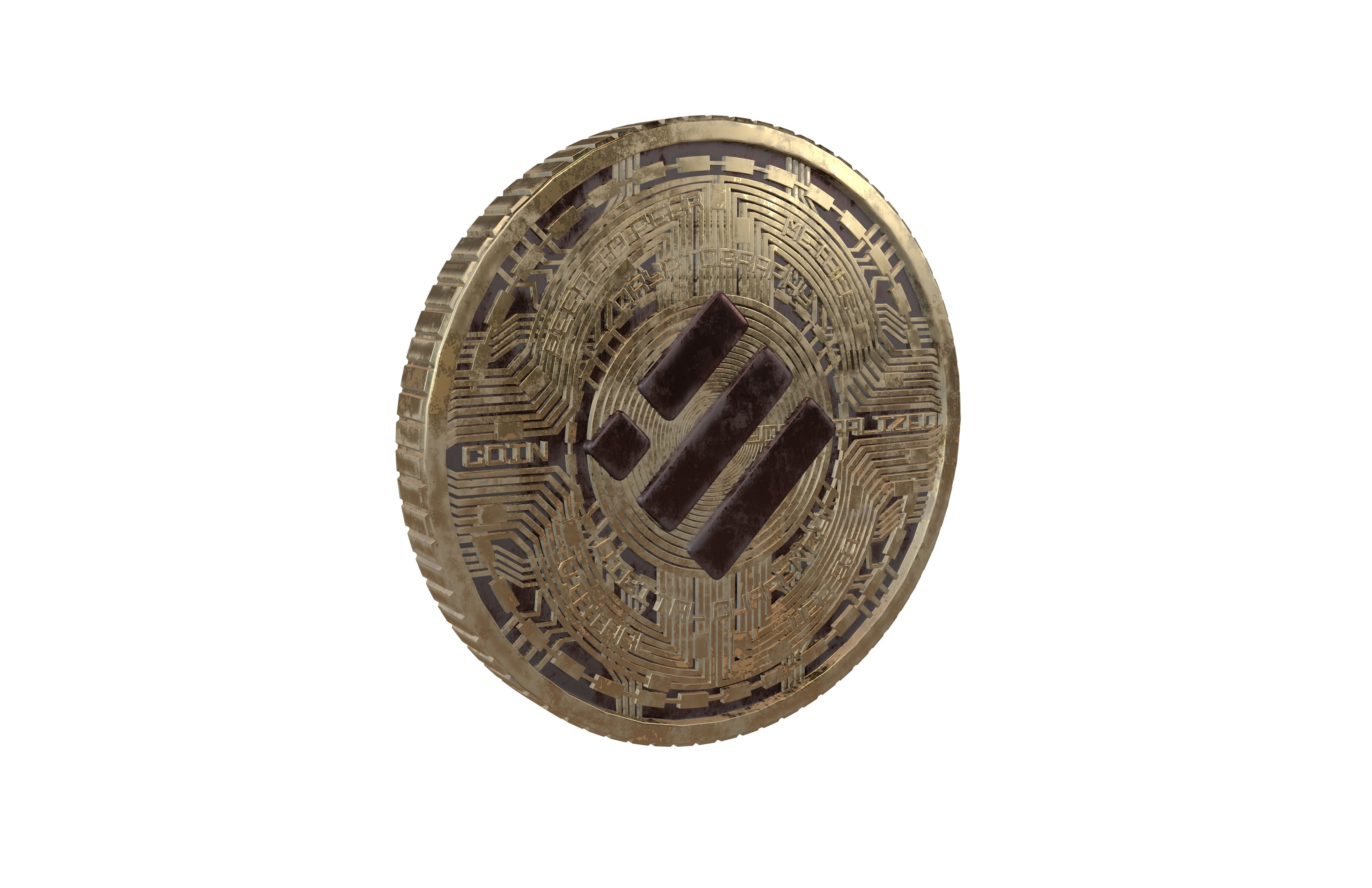 Binance USD Coin v5 004 3D model_1