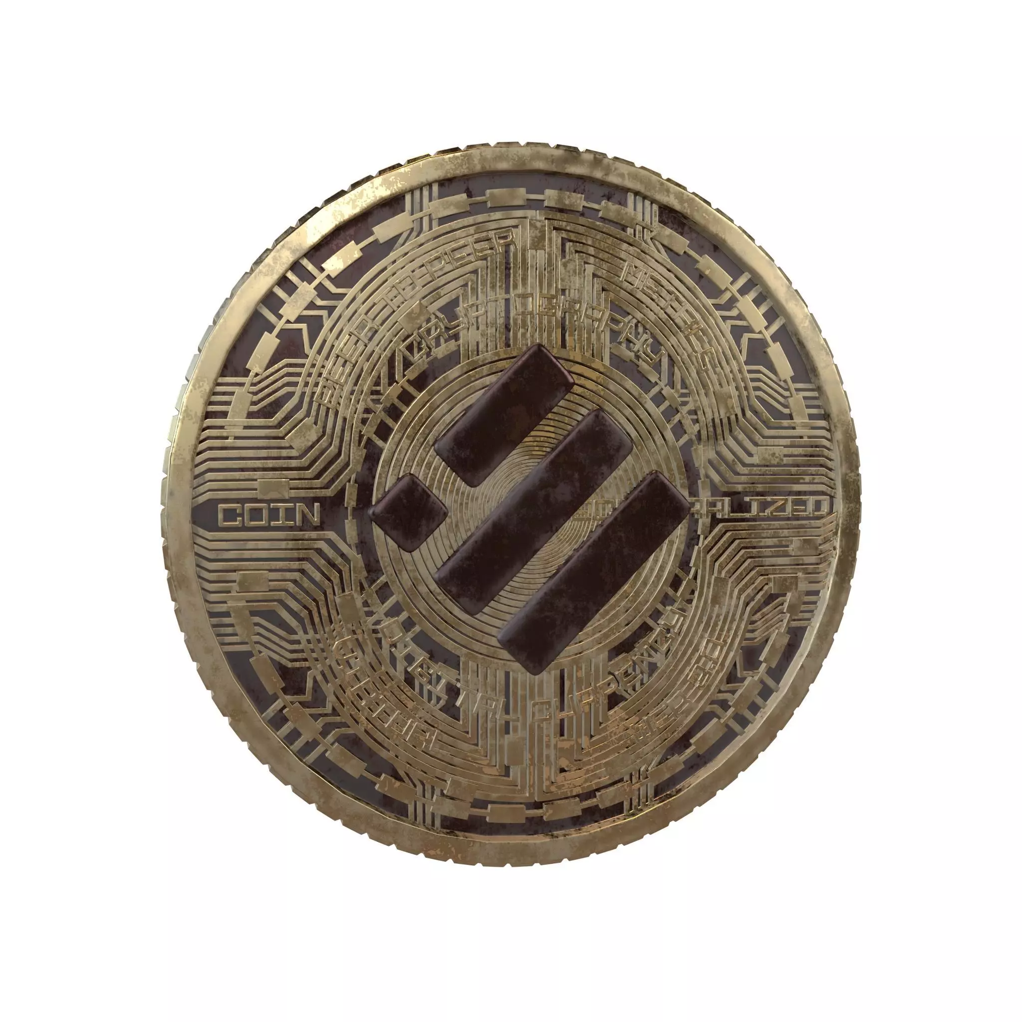Binance USD Coin v5 004 3D model_0