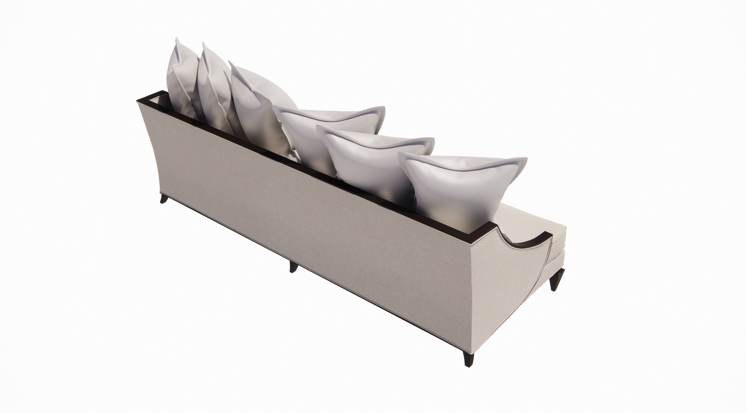 Delicate Sofa Luxury - Version 3D by AMA Corp 3D print model_6