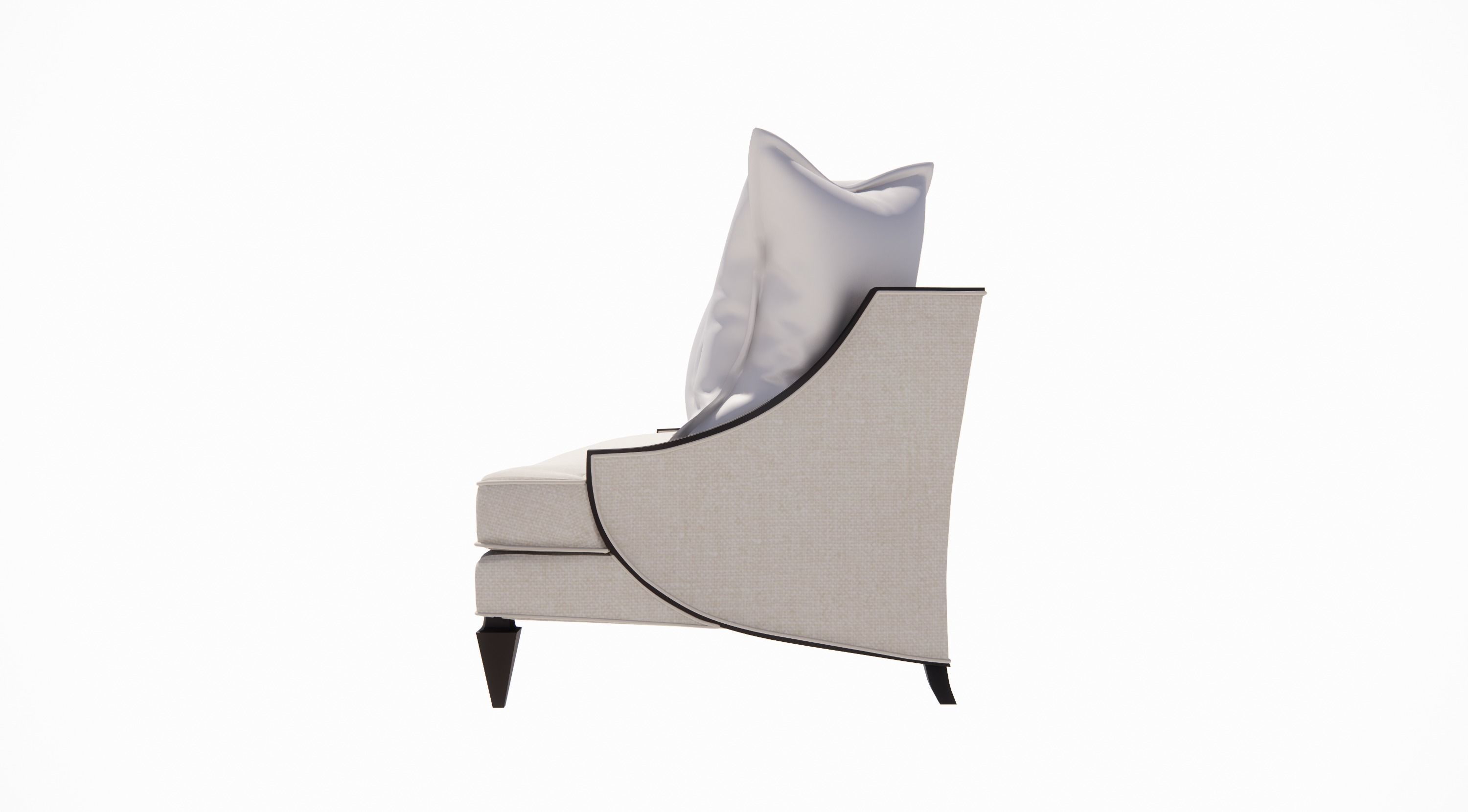 Delicate Sofa Luxury - Version 3D by AMA Corp 3D print model_3