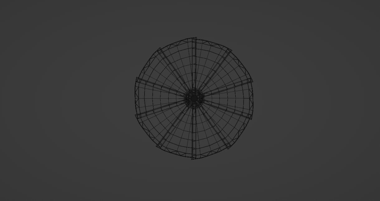 Victory Royale Umbrella Low-poly 3D model_9