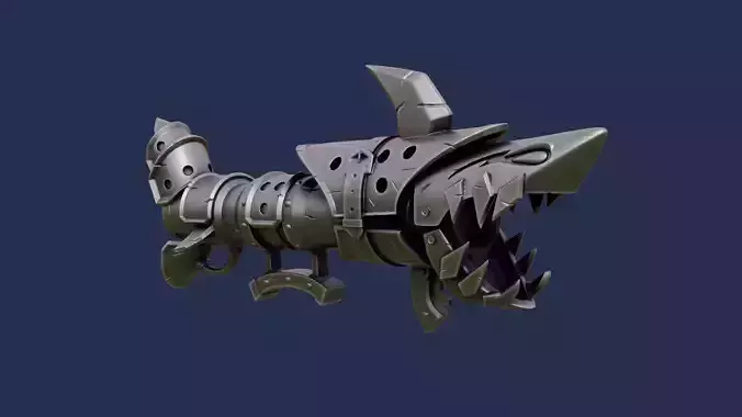 League of Legends - Jinx fishbones Printable Bazooka 3D print model
