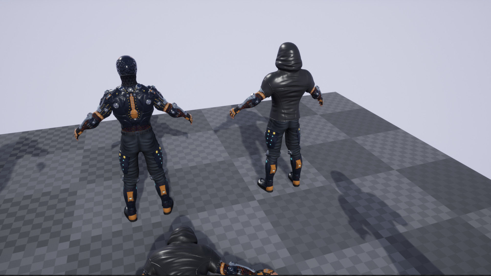 Sci-fi character 2 Low-poly 3D model_9