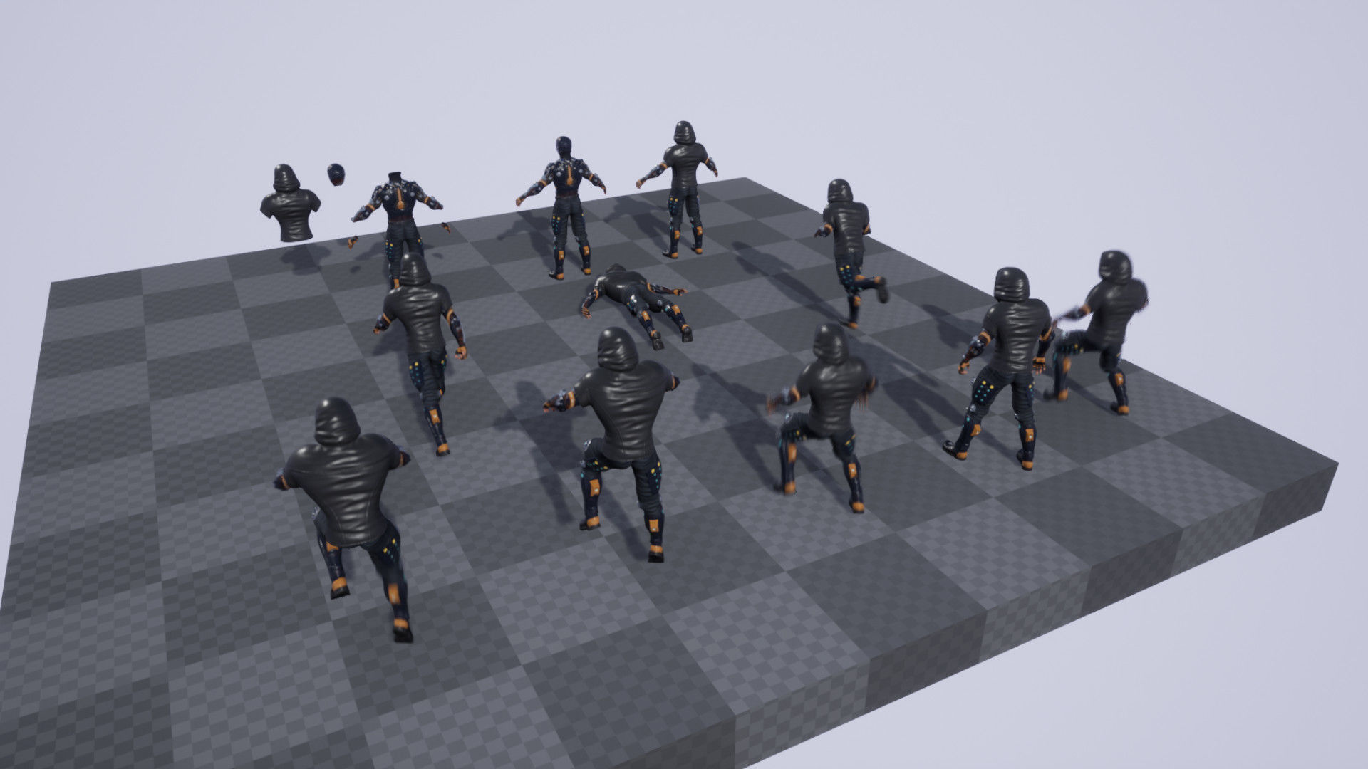 Sci-fi character 2 Low-poly 3D model_10