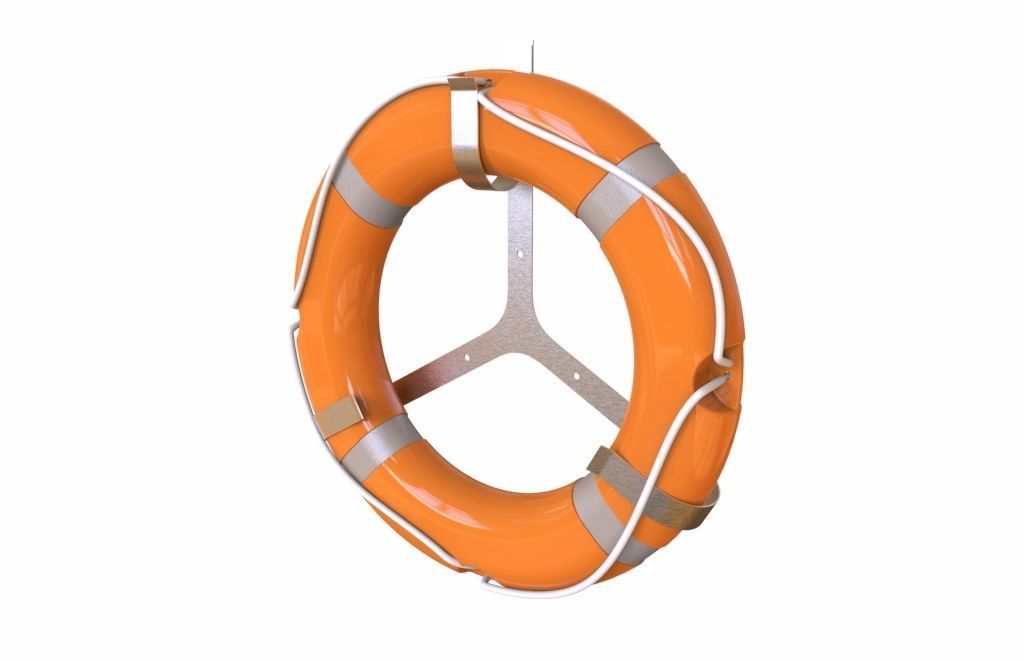 Life Ring Buoy 3D print model_6