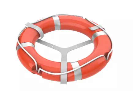 Life Ring Buoy 3D print model_0