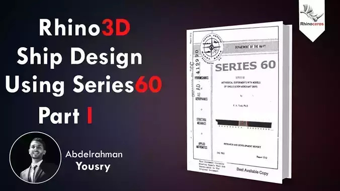 Ship design using series 60 3D print model