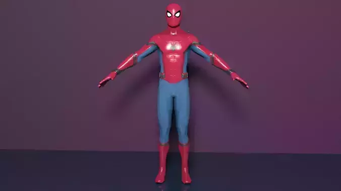 Spider-Man MCU Suit 3D model