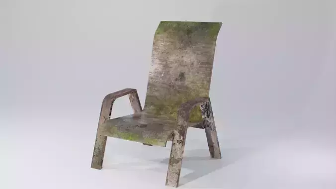 Weathered Outdoor Chair