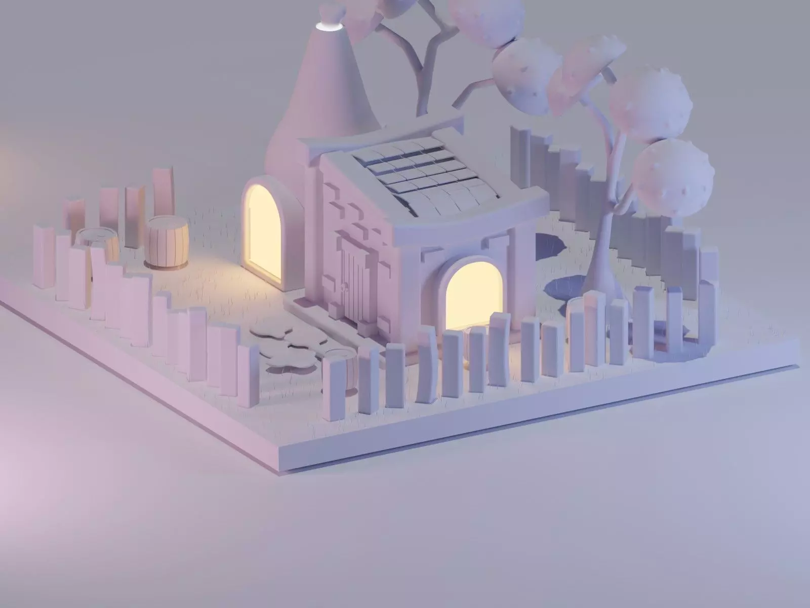 Blender House 3D print model_0